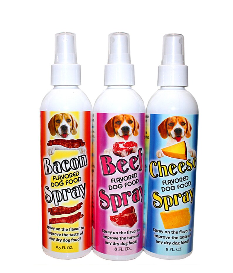 Flavor sprays for dry dog food Etsy