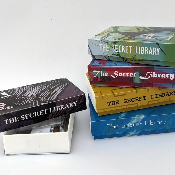 Handmade Book Puzzle Boxes - The Secret Library - 7 to choose from. Gift for a book lover