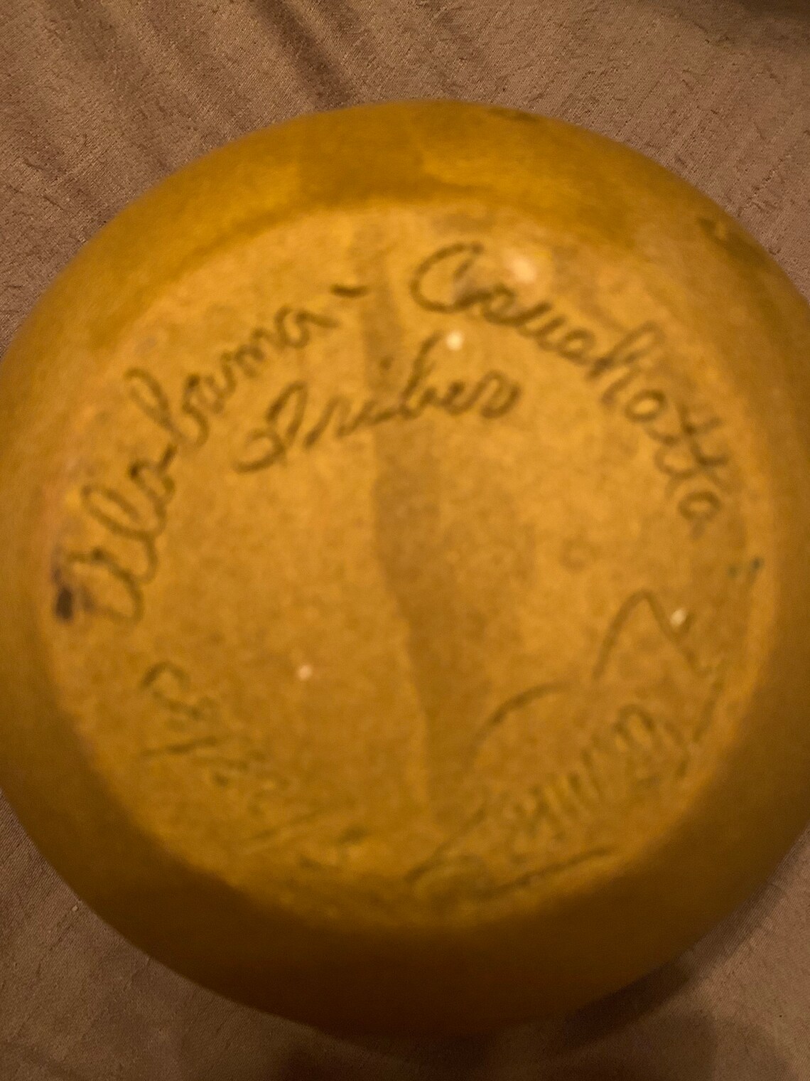 Make an offer Alabama Coushatta tribes bowl signed Etsy