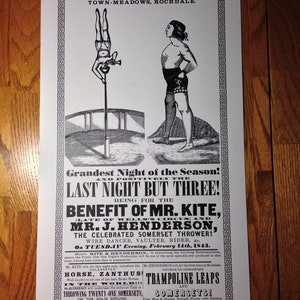 John Lennon's Mr. Kite Poster OLD VERSION image 2