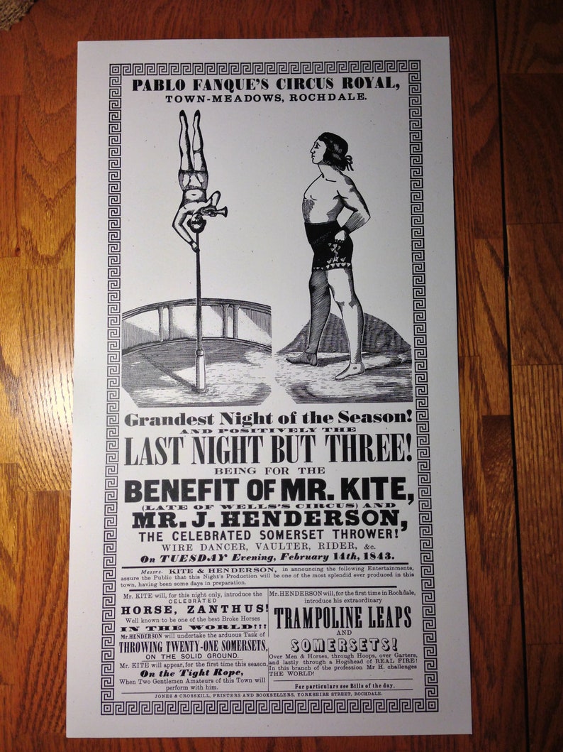 John Lennon's Mr. Kite Poster OLD VERSION image 2