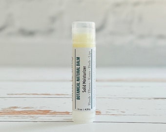 Botanical Lip Balm Stick | Lavender Scented Chapstick | Sheer Calendula Lipstick for Dry Lips | Lip Moisturizer w/ Aloe Vera | Lip Butter