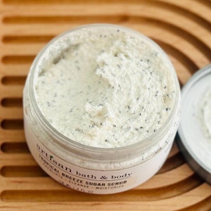 Tropical Breeze Foaming Sugar Scrub: Coconut Milk Scent