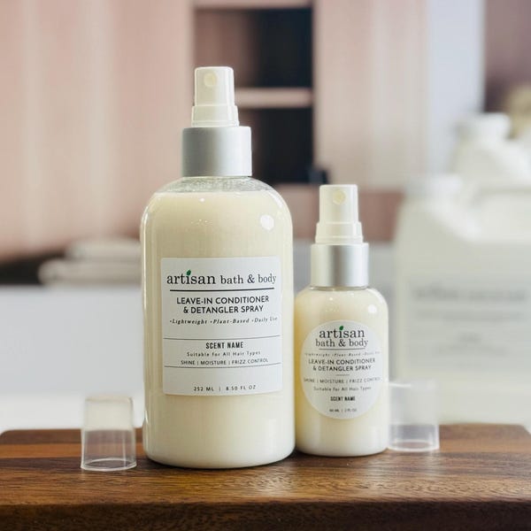 Natural Leave-In Conditioner & Detangler Spray | Kids, Curly, Fine Hair