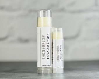 Travel Solid Perfume: Scented Balm Lotion Stick (.15 oz)