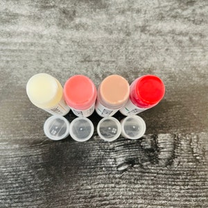 12 Arnica Lip Balm Sticks Clear or Tinted Chapsticks Unlabeled Private Label Med Spa Branded Gifts Pink Brown Red Aesthetics image 3