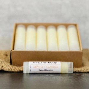 12 Arnica Lanolin Lip Balms w/ Branded Label or Unlabeled | Post Filler Care | Protective Trumpeter&#39;s Butter | Permanent Makeup Moisturizer