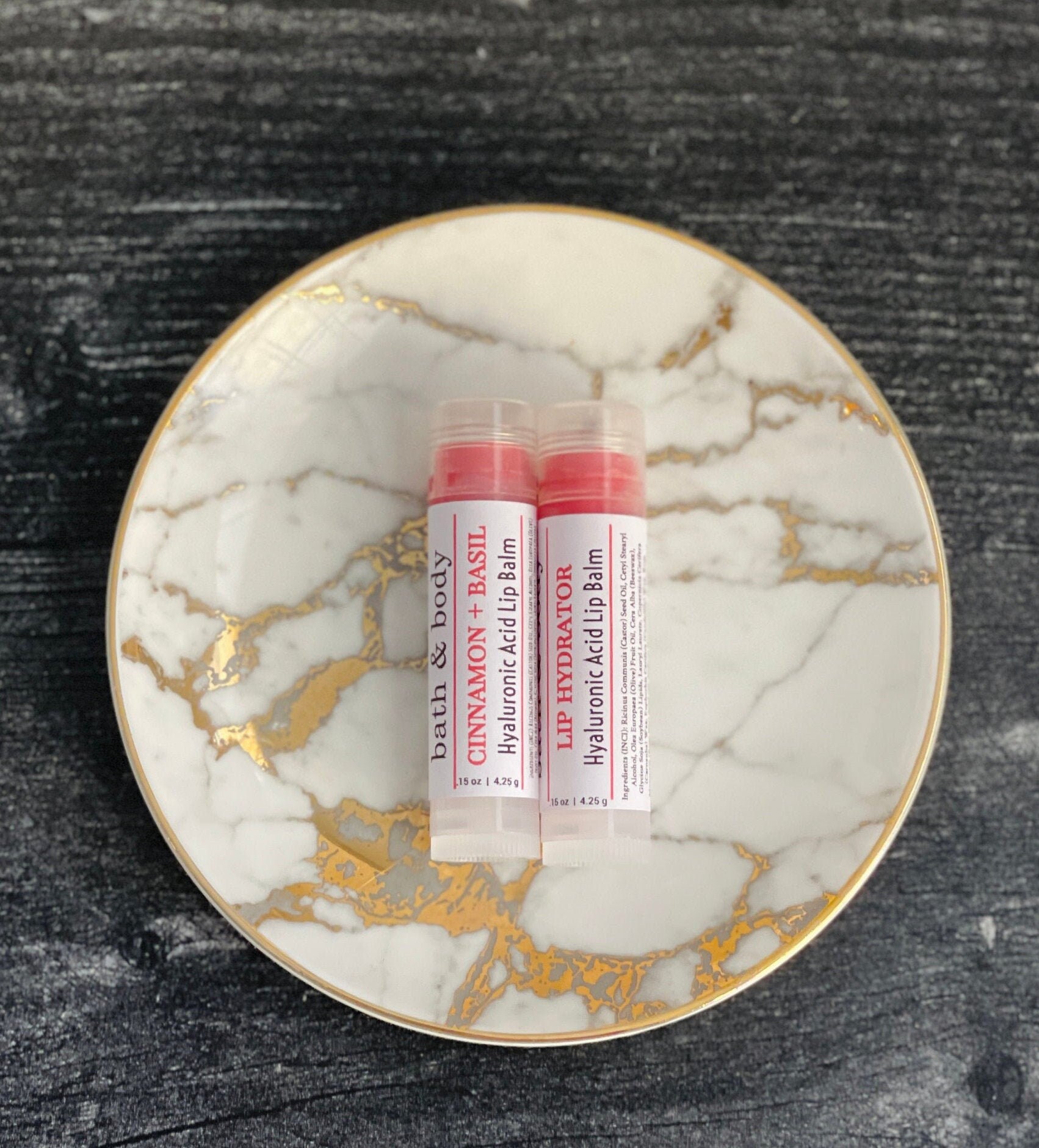 12 Red Tinted Plumping Lip Balm Sticks W/ Hyaluronic Acid ...