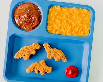 Kiddie Dinner Wall Sculpture /Pop Art/ Kitschy/ Glitter/ Fake Food/Retro/ 90s/ Nostalgic/ Dopamine Decor
