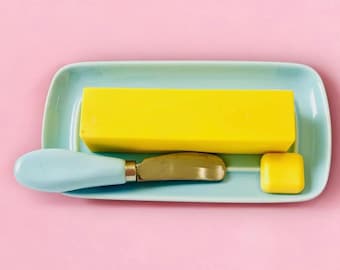 Butter Stick Wall Hanging/ Dopamine Decor/ Maximalist Decor/ Fake Food/ Food Decor/ Pop Art/ Wall Sculpture/ Funky Decor/ Unique Gift