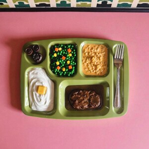 Retro School Lunch Wall Art Unique Gift Kitschy Dopamine Décor Funky Art Eclectic Weird Maximalist Décor Fake Food Art Resin 3D Pop Art