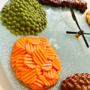 Dinner Plate Wall Clock/dopamine Décor/fake Food/kitchen Décor/food ...
