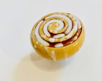 Cinnamon Bun Cabinet-Drawer Pulls/Fake Food/Food Décor/Unique Drawer Pulls/Funny Décor/Kitchen Décor/Pop Art/Fake Candy/Maximalist Décor