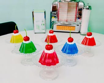 Mini Classic Jelly Cake/ Fake Food/ Dopamine Decor/ Quirky Decor/ Funky Decor/ Kitschy/ Retro/Pop Art/ Food Decor/ Gelatin