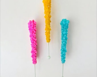 Rock Candy Wandbehang 3er Set: Dopamin Dekor Harz Skulptur/ Fake Candy/ Fake Food Art/ Essen Dekor/ Küche Dekor/ Pop Art