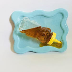 Honey Bear Wall Hanging / Dopamine Decor/ Maximalist Decor/ Fake Food/ Food Decor/ Pop Art/ Wall Sculpture/ Funky Decor/Kitchen Decor