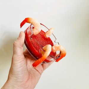 Shrimp Cocktail Aschenbecher/Funky/Skurril/Dopamin Dekor/Pop Art/Kitschig/Kitsch/Lustig/Seltsam/Speisedekor/Fake Food Bild 6