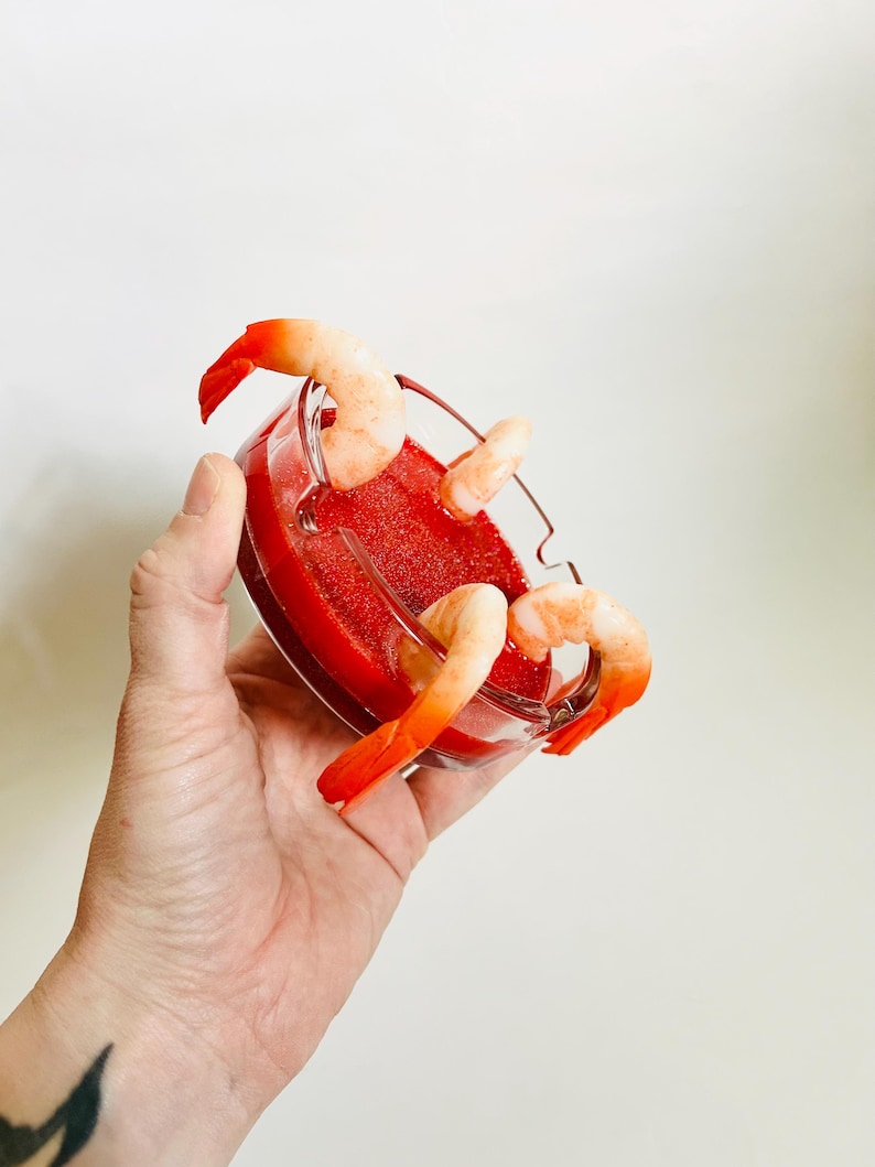 Shrimp Cocktail Aschenbecher/Funky/Skurril/Dopamin Dekor/Pop Art/Kitschig/Kitsch/Lustig/Seltsam/Speisedekor/Fake Food Bild 6