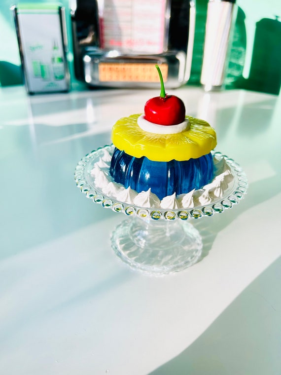 Pineapple Hurricane Mini Colorful Jelly Cake Fake Food Dopamine