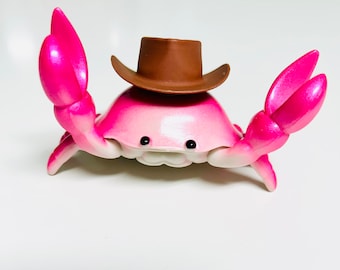 What In Tarnation Menstruation Crustacean (Pink) Funny Funky Quirky Kitschy Bathroom Decor