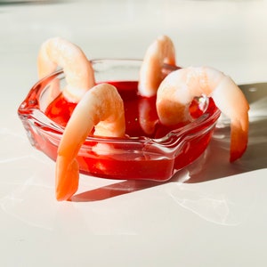 Shrimp Cocktail Aschenbecher/Funky/Skurril/Dopamin Dekor/Pop Art/Kitschig/Kitsch/Lustig/Seltsam/Speisedekor/Fake Food Bild 4
