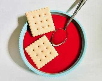 Tomato Soup Wall Hanging/ Dopamine Decor/ Maximalist Decor/ Fake Food/ Food Decor/ Pop Art/ Wall Sculpture/ Funky Decor/Kitchen