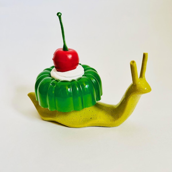 Jumbo Jelly Cake Snail/Funkcjonalna sztuka/Oryginalny/Dopaminowy wystrój/Pop Art/Kiczowaty wystrój/Zabawny wystrój/Wystrój jedzenia/Sztuczne jedzenie/Dziwna sztuka/Maksymalistyczny wystrój