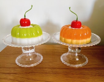 Mini Colorful Jelly Cake Fake Food Dopamine Decor Gift Idea Quirky Funky Kitschy Retro Pop Art