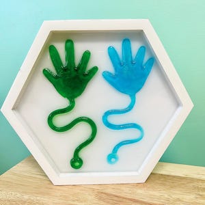 Sticky Hand Wall Hanging Art Funny Gift For Friend Unique Decor Dopamine Aesthetic Weird Gallery Wall 1990s Nostalgic Vintage Colorful Decor