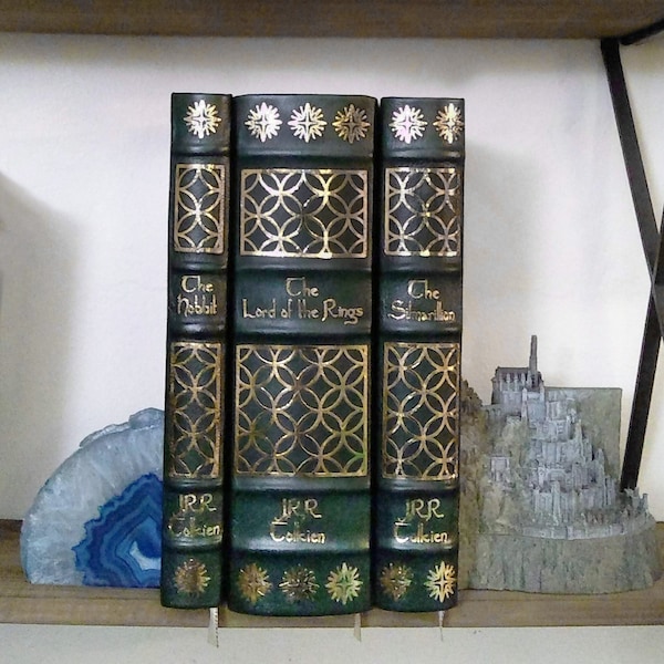 In leer gebonden, geïllustreerde Tolkien Collector's Editions