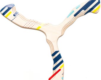 Birch Plywood Returning Boomerang, Sports Lawn game, For Beginners