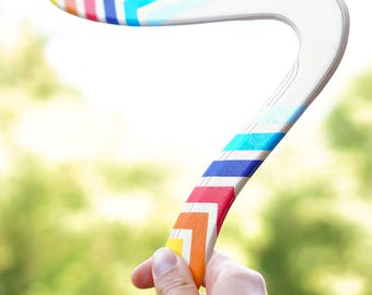 Boomerang for Older Kids and Adults "Skybreaker", Returning Boomerang, Wooden, Fun Outdoor Game, Outdoor Toy, Lawn Game, Flying Toy