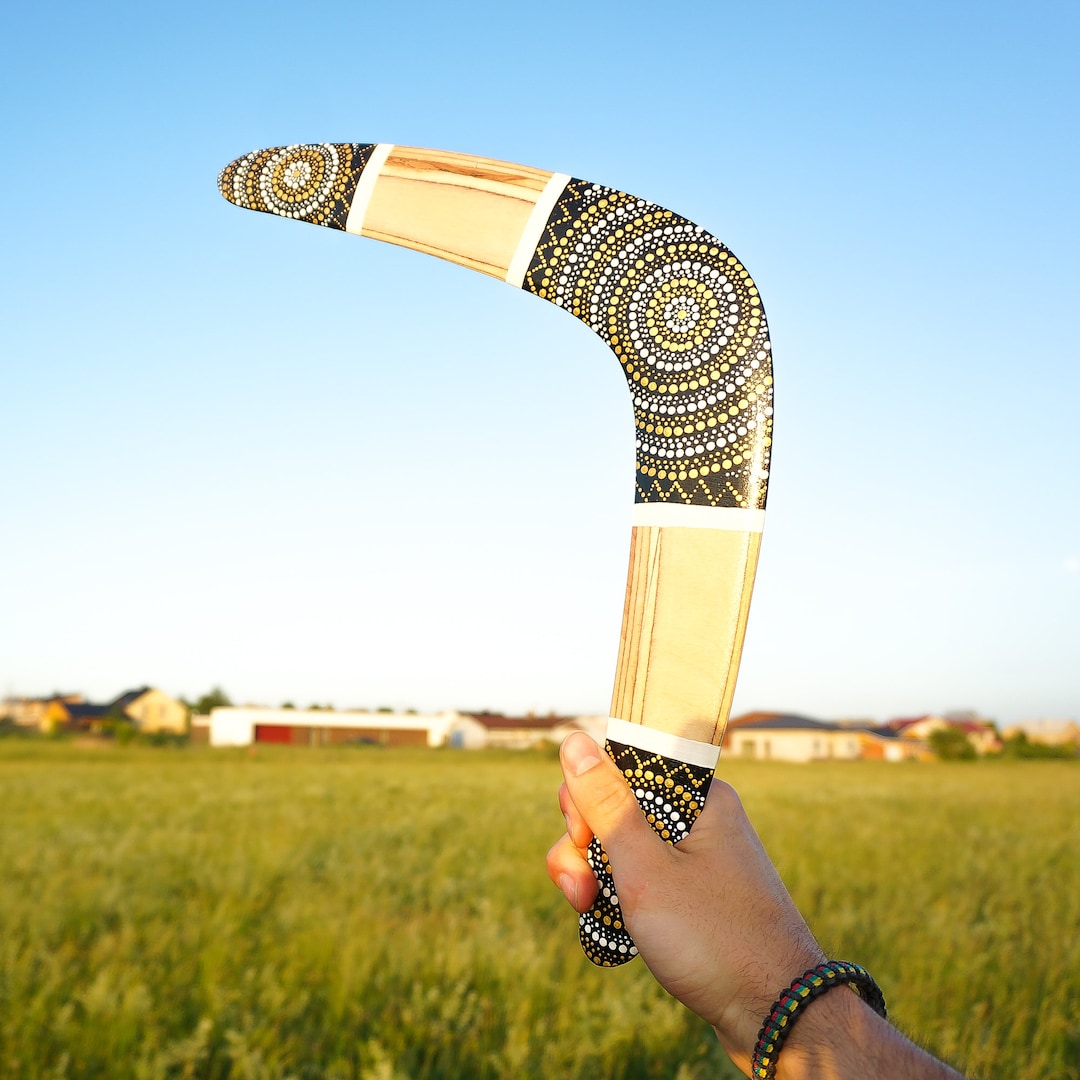 Wooden Boomerang, Personalized Wooden Gifts for Boyfriend, Outdoor