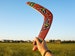 BOOMERANG 'Kangaroo'. Handcrafted and Flight-Tested Wooden Boomerang. Traditional type boomerang. 