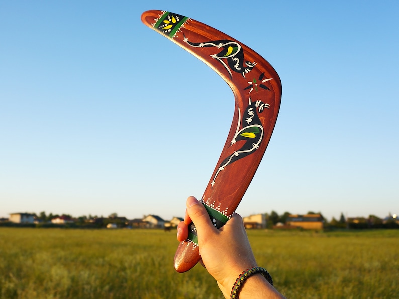 Traditional BOOMERANG Kangaroo. Aboriginal Etsy