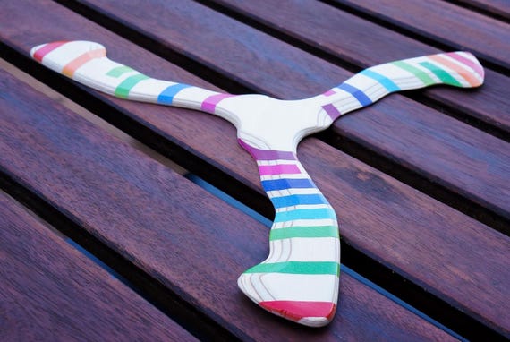 Boomerang En Bois Forme De V – Retour Assuré, Sport Plein Air, Vol Jusqu’à 40 Mètres