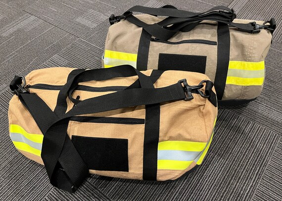 Firefighter Turnout Gear Duffel Bag Reclaimed / Recycled Fire - Etsy