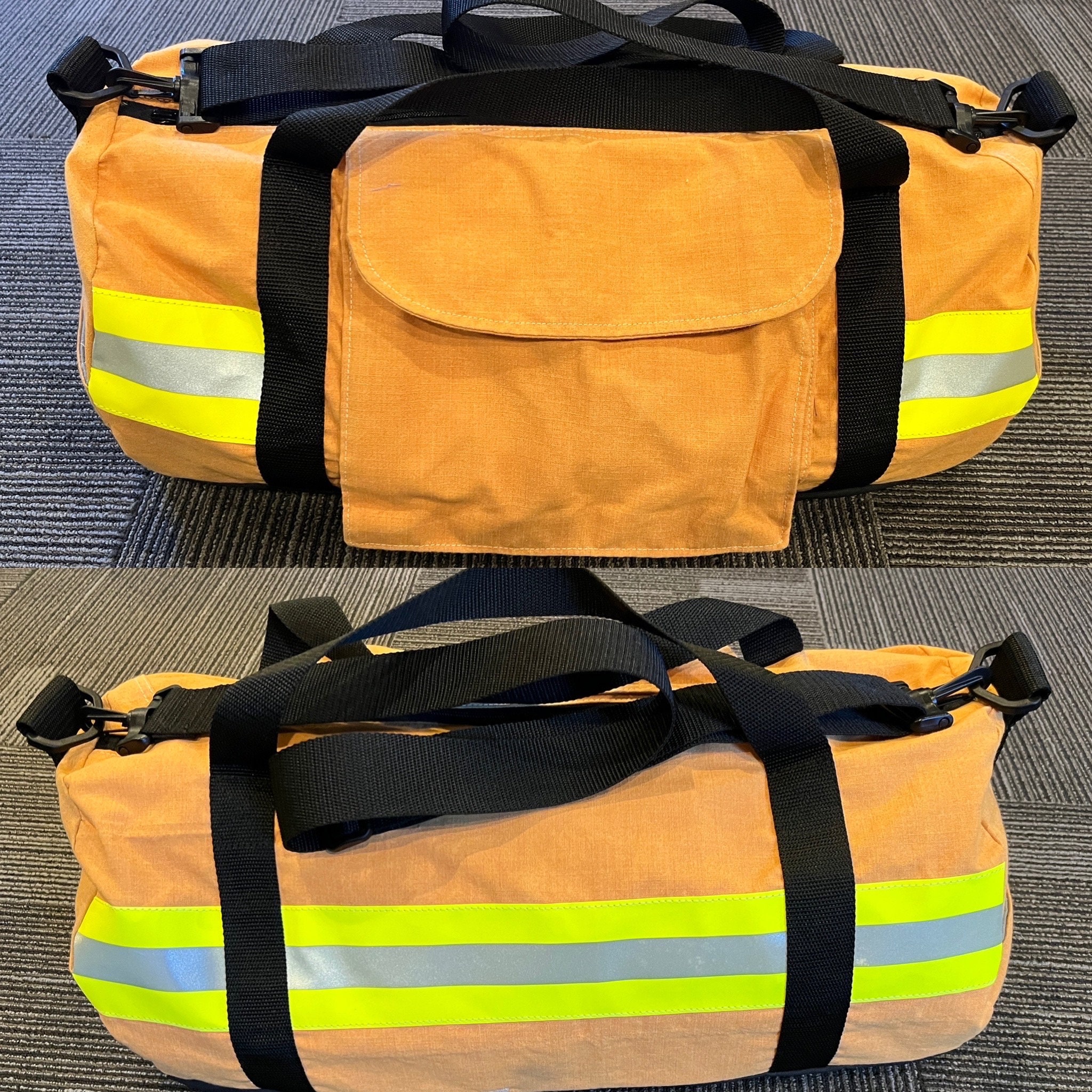 Firefighter Duffel Bag Made From Reclaimed / Recycled / - Etsy