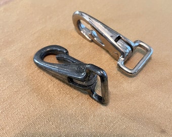 Halter Snap 3/4" Clip / Tack Clip Patina Antinqued