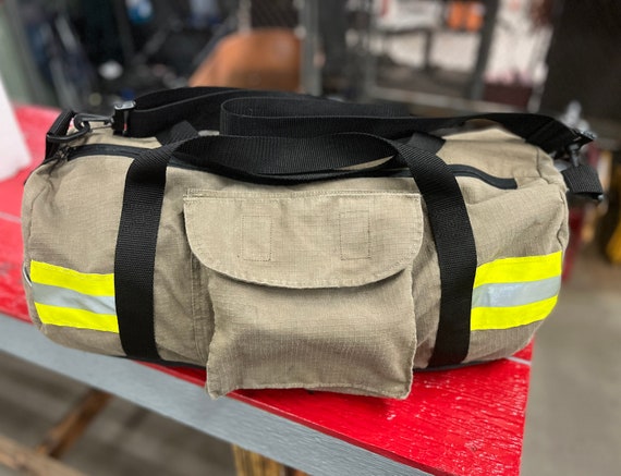 Firefighter Duffel Bag Made From Reclaimed / Recycled / | Etsy
