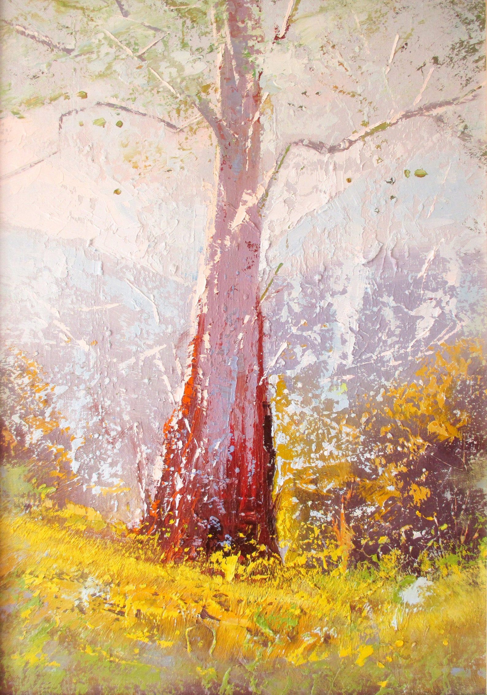 Australian Gum Tree Painting ORIGINAL OIL PAINTING on Canvas Etsy