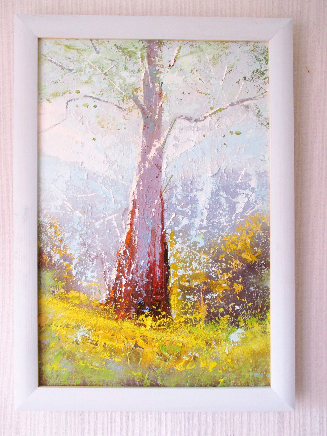 Australian Gum Tree Painting ORIGINAL OIL PAINTING on Canvas | Etsy