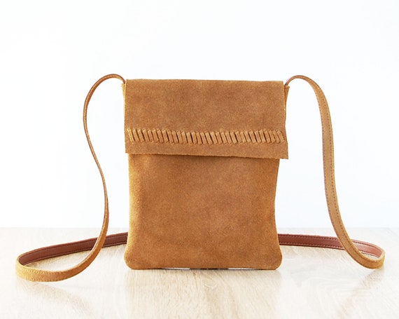Borsa vintage in pelle scamosciata Antonello Serio borsa a tracolla piccola da donna Etsy Italia