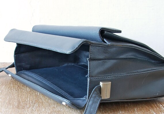 Vintage Grey Leather Shoulder Handbag Mandarina Duck Women Bag Etsy
