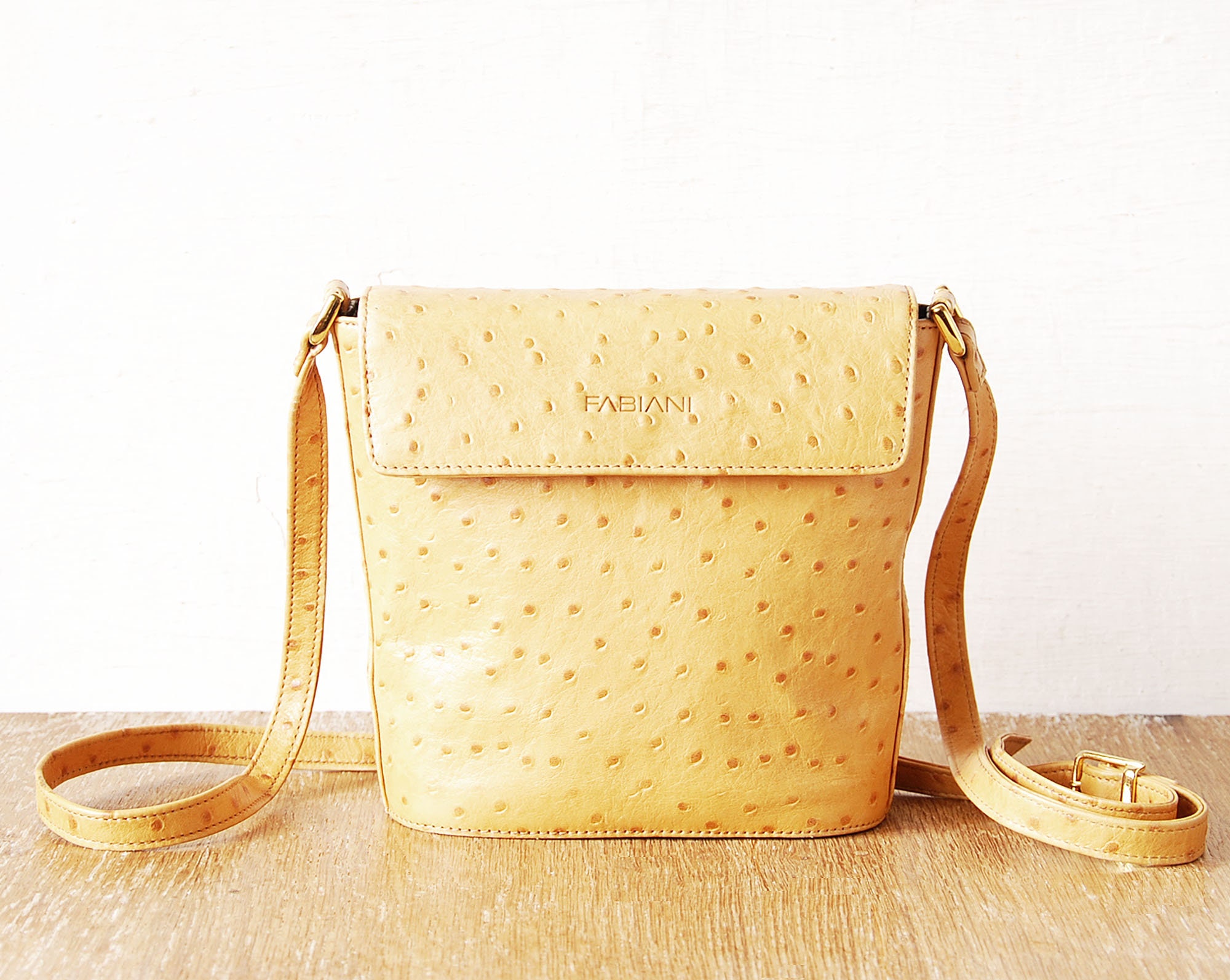 Original Japan Sling Bag ( Ostrich Skin ), Women's Fashion, Bags