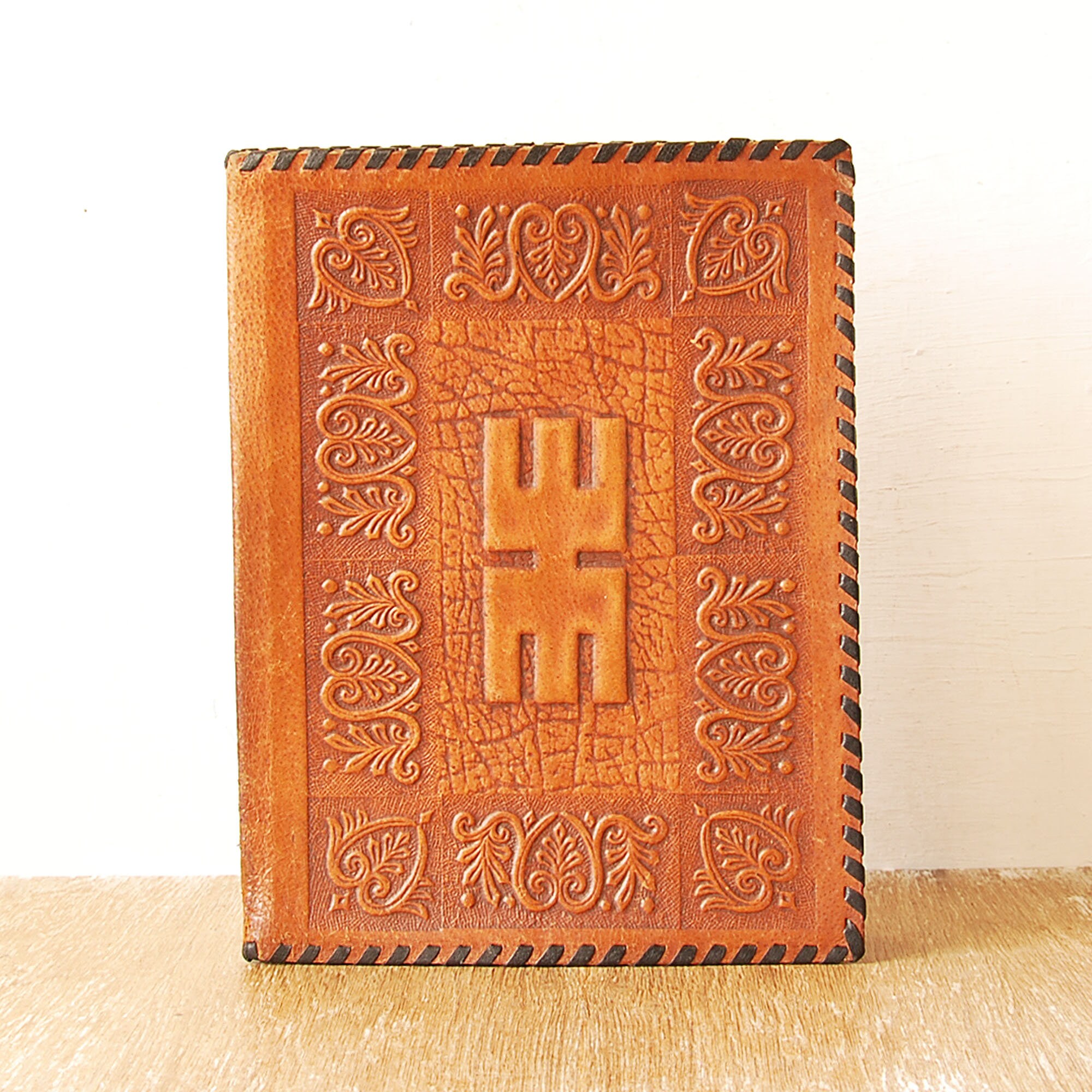 Dark Antique Old Leather Background. Very old, worn leather book cover with  lots , #AD, #book, #leather, #lots, #cove…