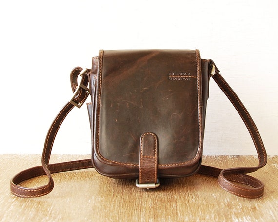 Genuine Leather Men Crossbody Bag Greenland Westcoast Etsy