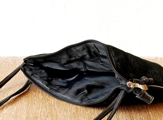 Vintage Change Purse Attached Pin Black Suede Chatelaine Purse | Etsy |  Change purse, Vintage accessories, Vintage purses