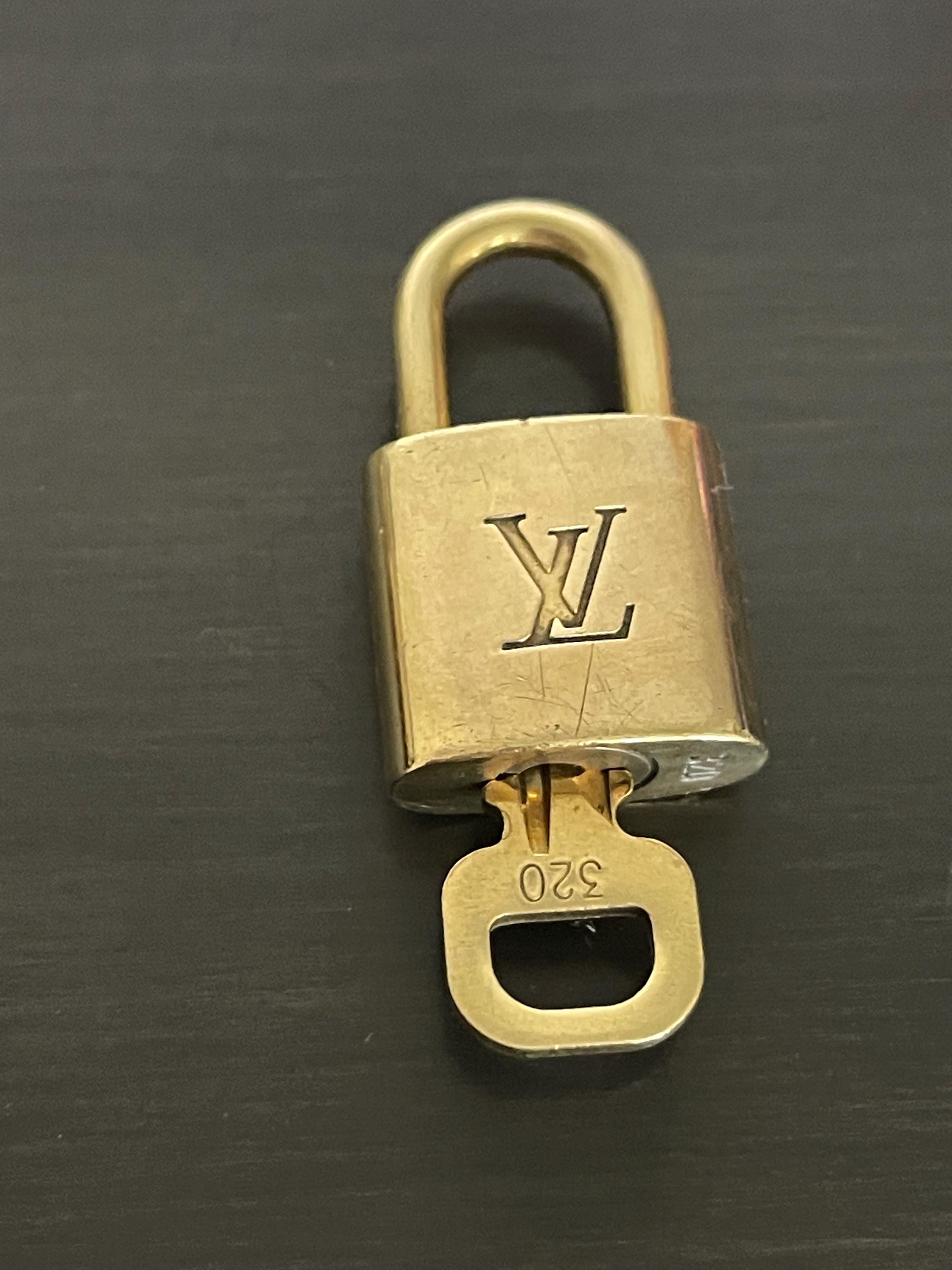Pinkerly Special Louis Vuitton Padlock and One Key #320 Lock Brass