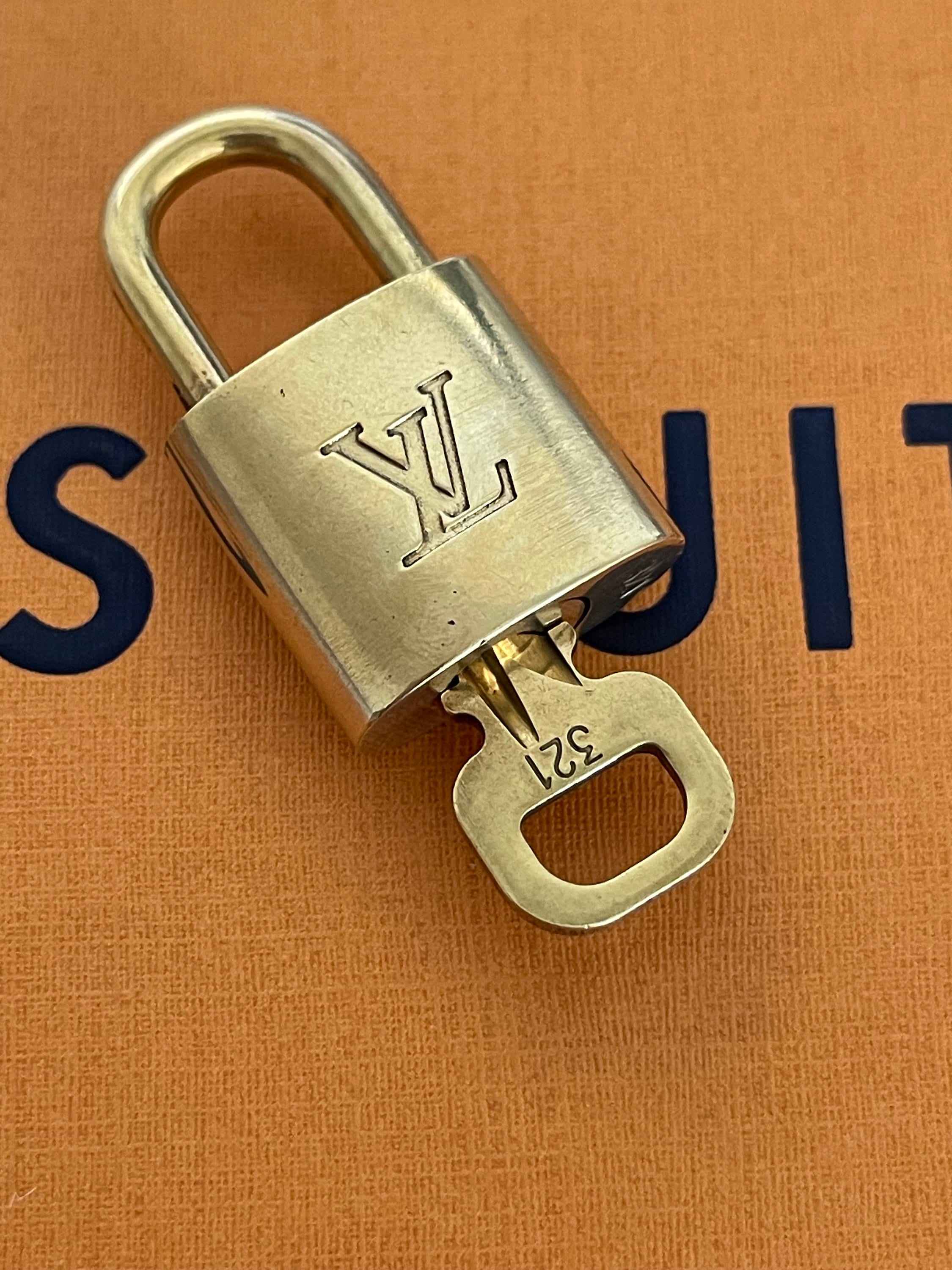Louis Vuitton - Louis Vuitton Padlock and Key Set Repurposed Personalised  Bag Charm Bracelet Convertible 2 in 1